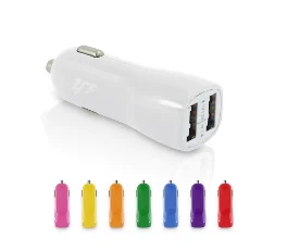 Cargador simple para vehículo doble USB